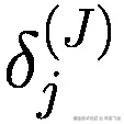 {\delta}_j^{(J)}