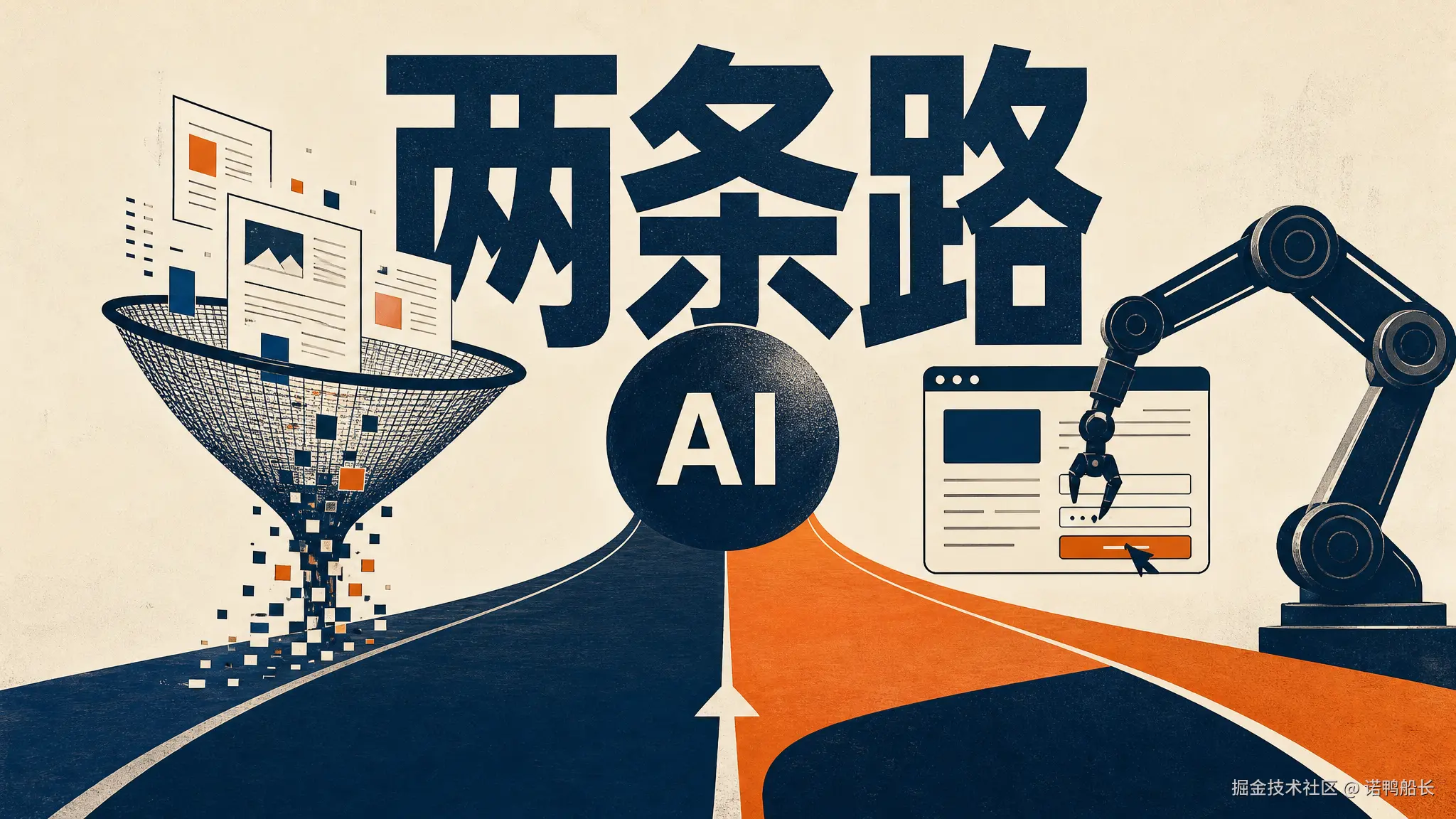 AI 联网的两条路径：读取网页内容与操作真实浏览器