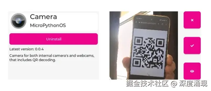 MicroPythonOS Camera App