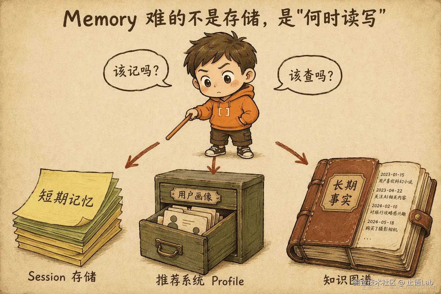 Agent Memory 三层架构