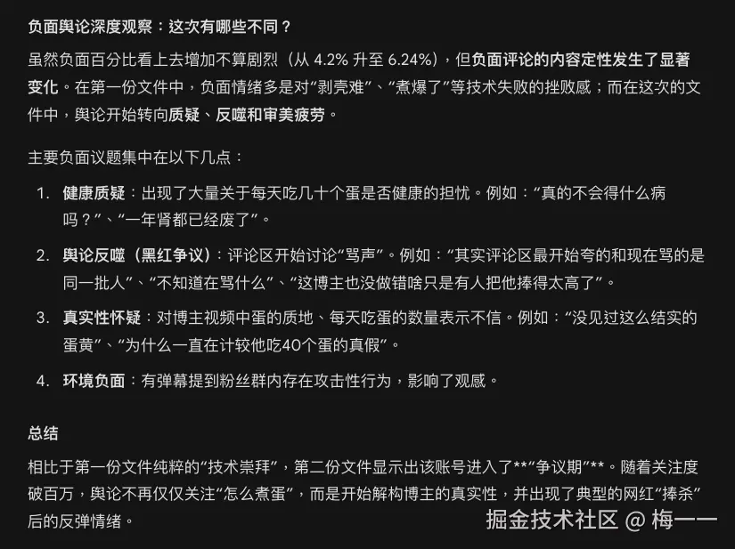8天后的视频互动区情感分析结果