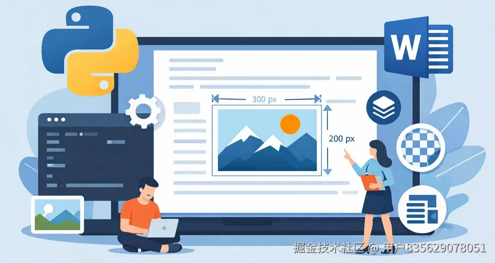 使用 Python 在 Word 文档中插入和处理图片