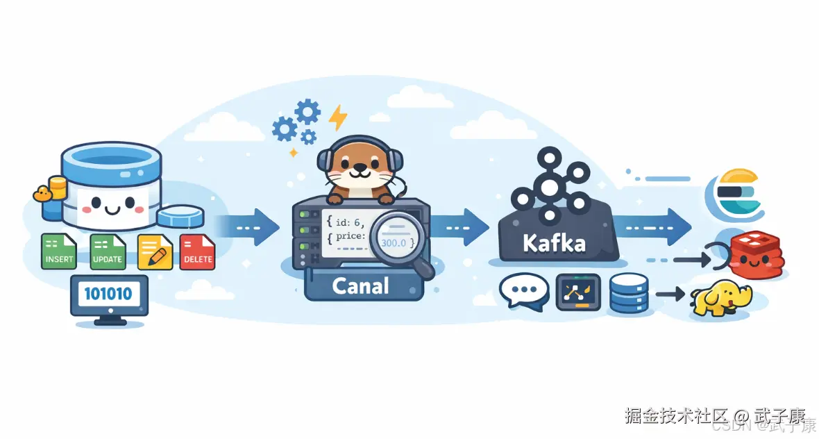 大数据-266 实时数仓 - Canal + Kafka 实现 MySQL 数据库变更实时捕获