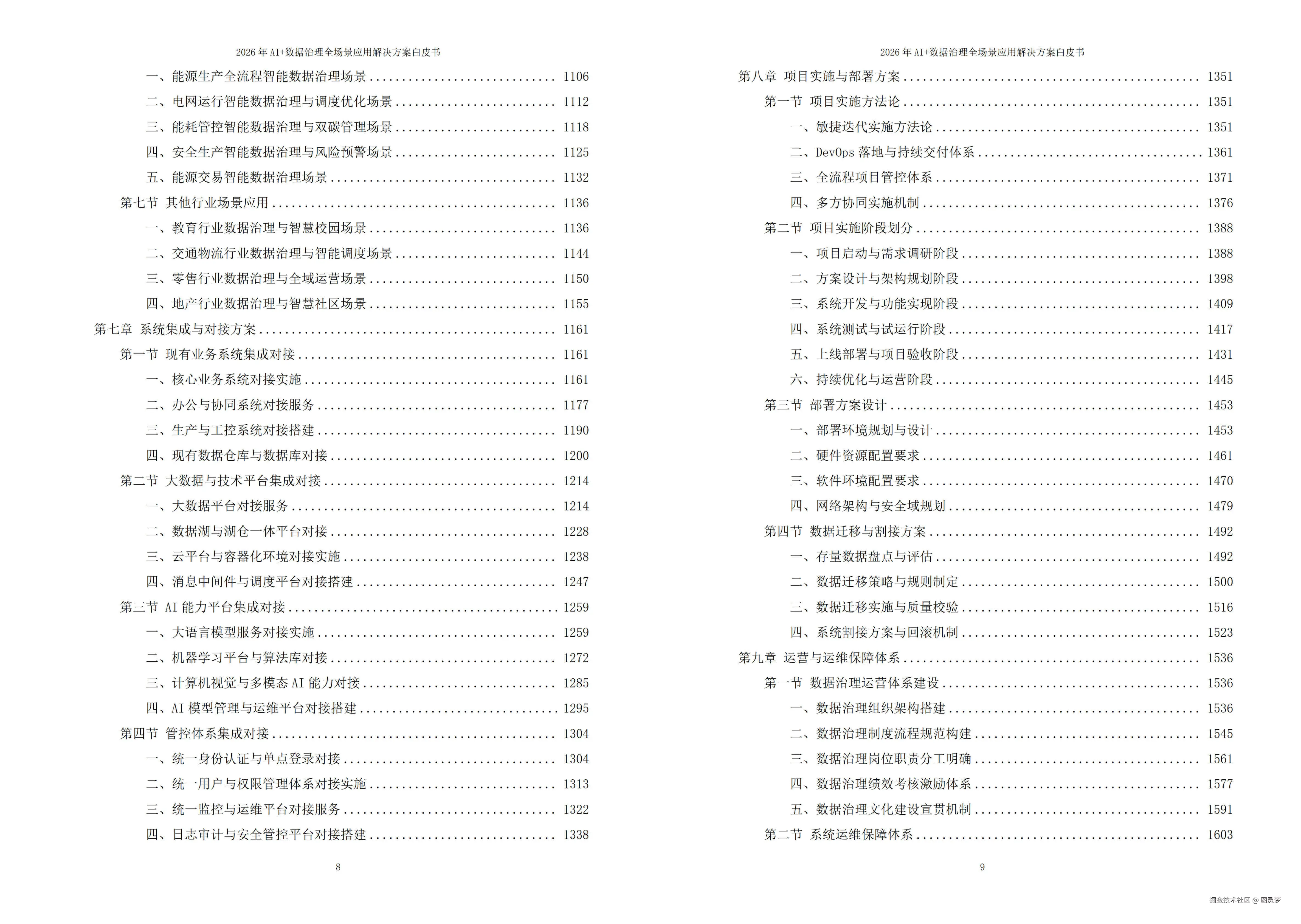 2026年AI+数据治理全场景应用解决方案白皮书 - 全2373页下载
