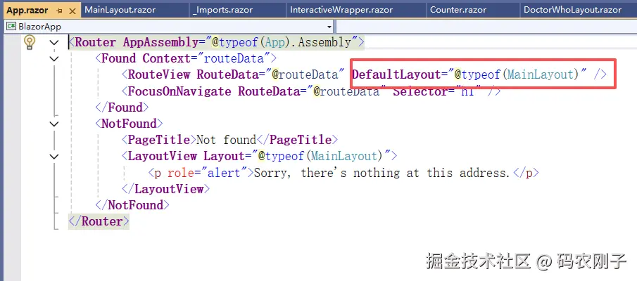 ASP.NET Core Blazor简介和快速入门三（布局和路由）