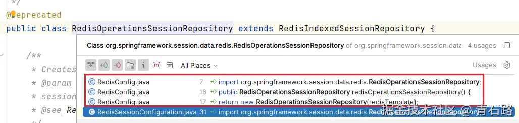 RedisOperationsSessionRepository 被调用