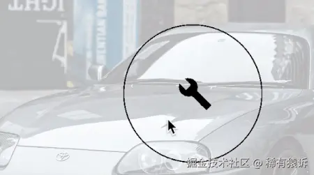 图标突然消失（不平滑）