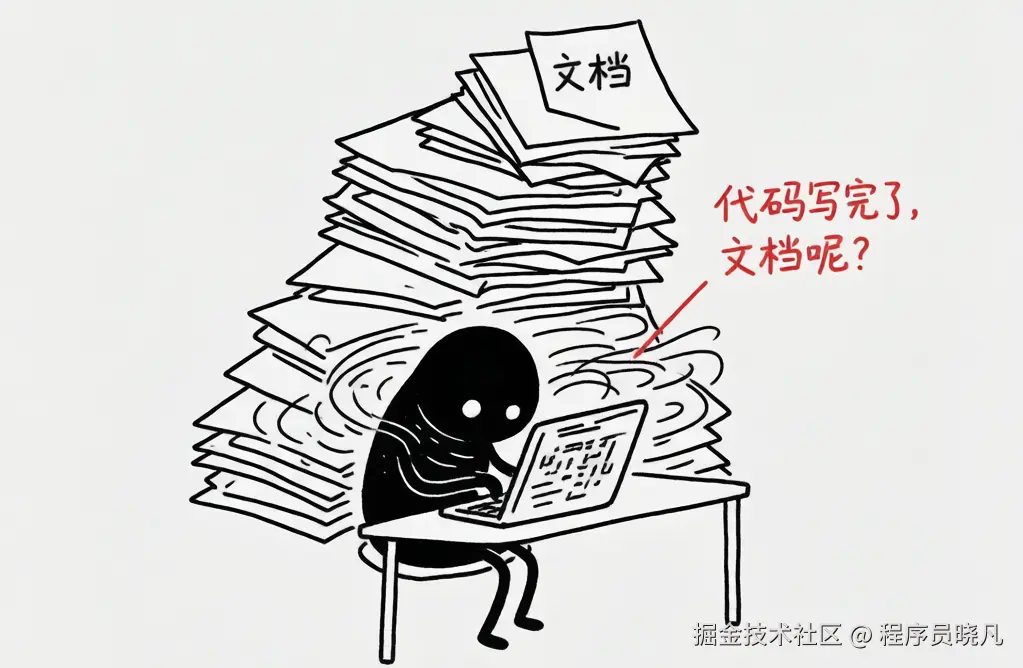 配图：代码写完了，文档呢？