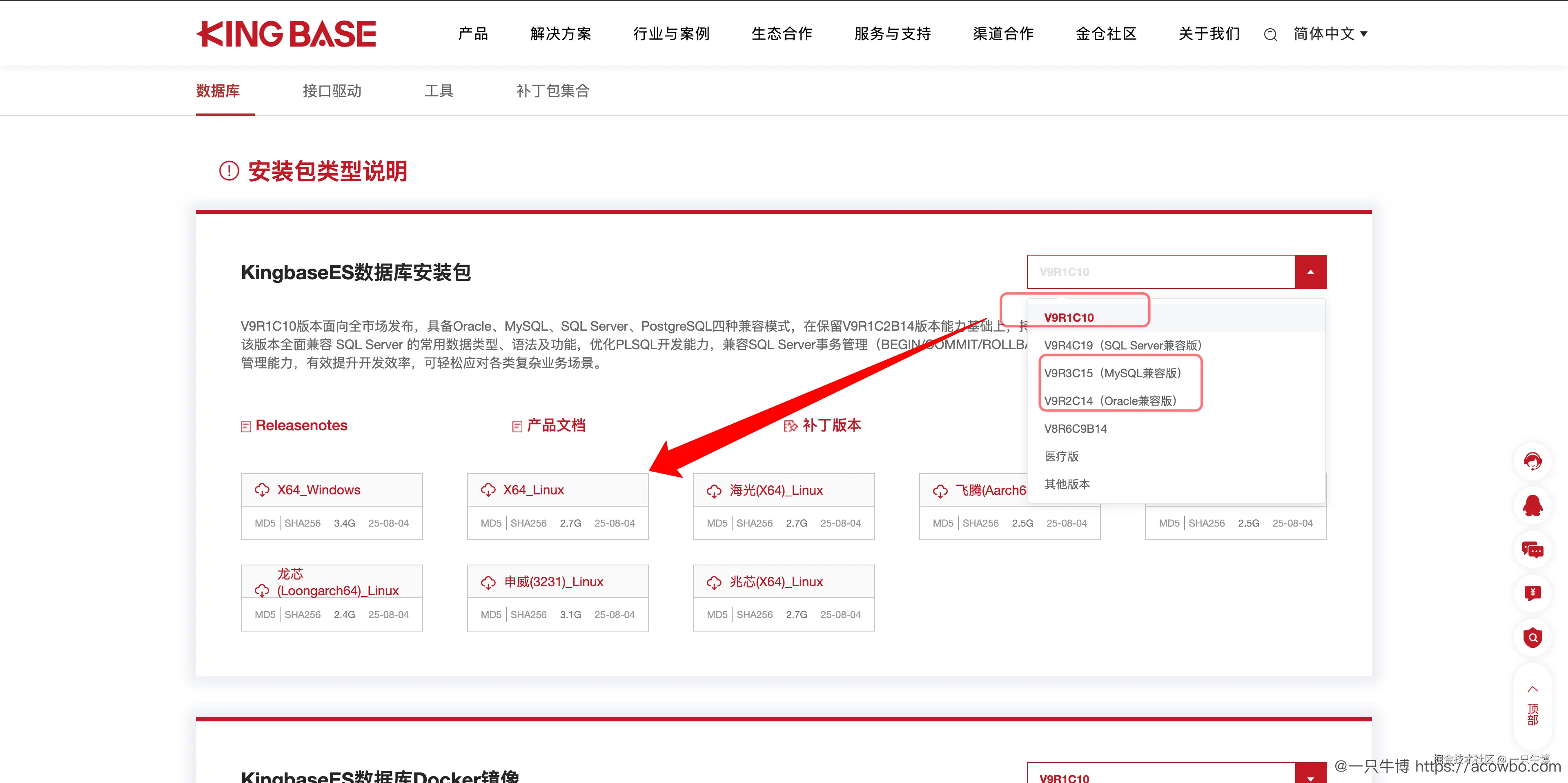 安装包下载页面