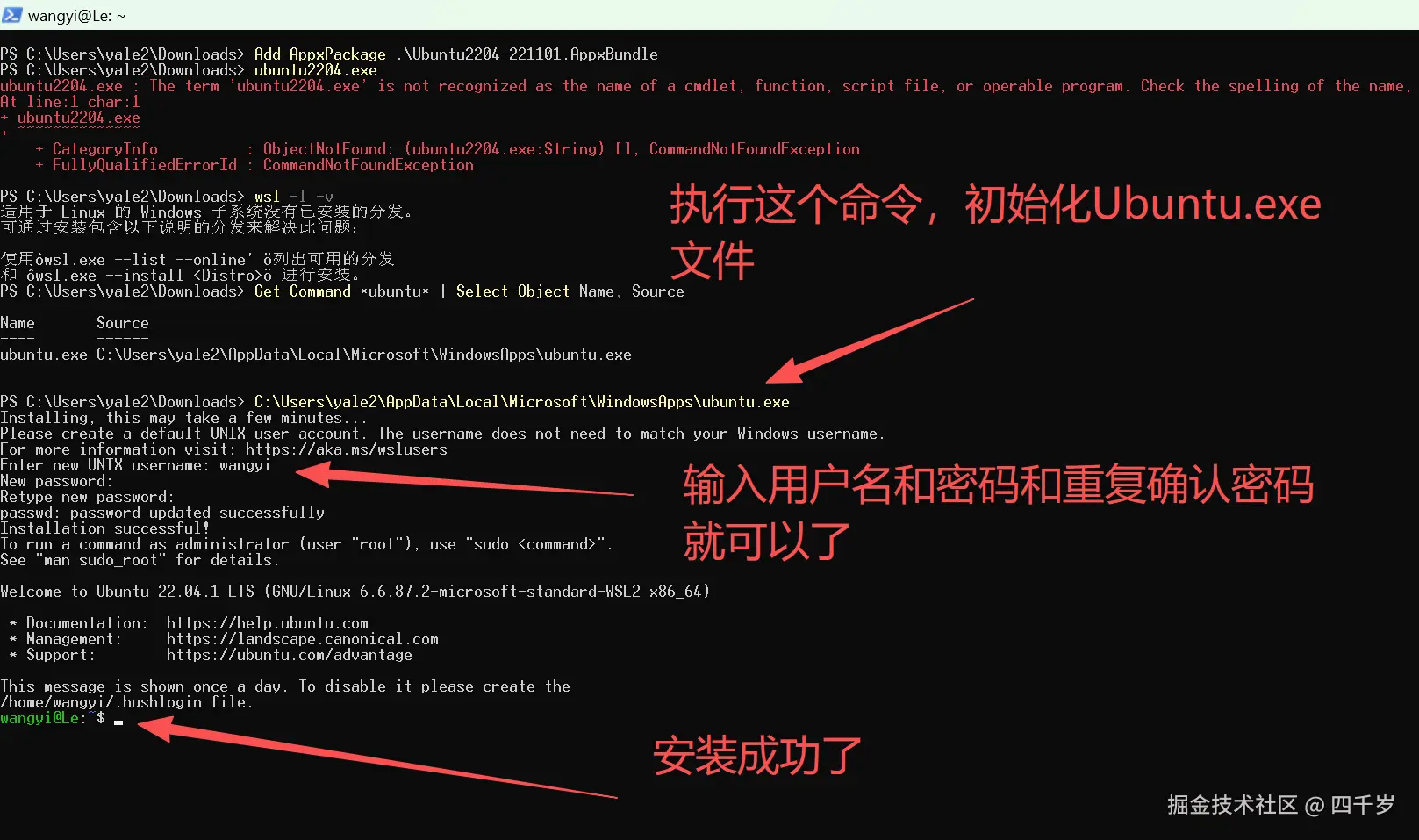 安装Ubuntu成功了