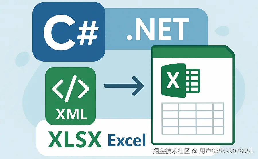 使用C#写入XML数据到Excel文件