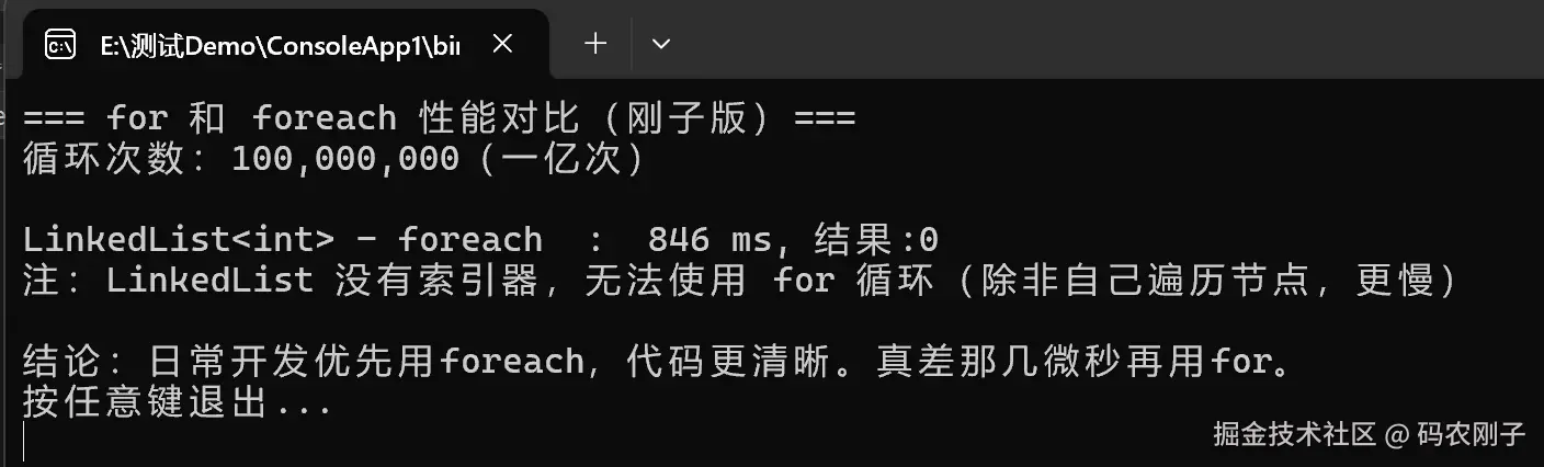 测试LinkedList