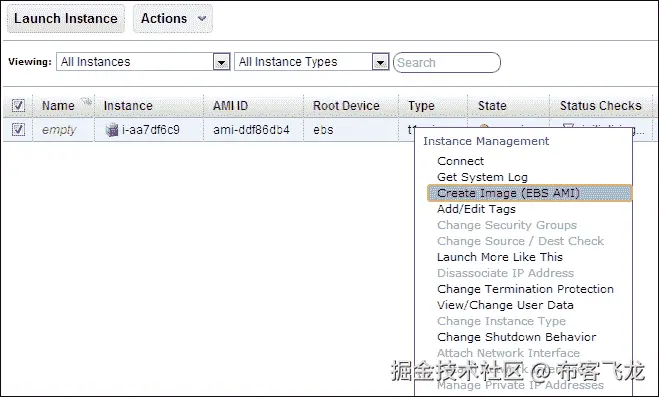 Creating an EBS-backed AMI