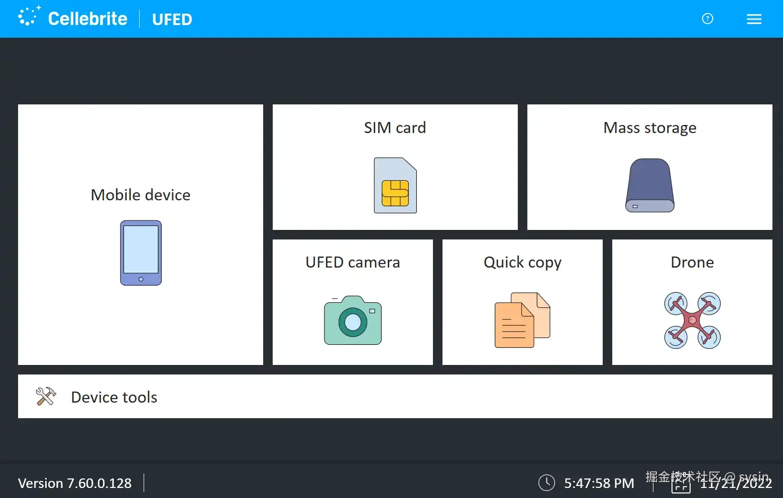 UFED - The Industry Standard for Lawfully Accessing and Collecting Digital Data from the widest range of digital devices.