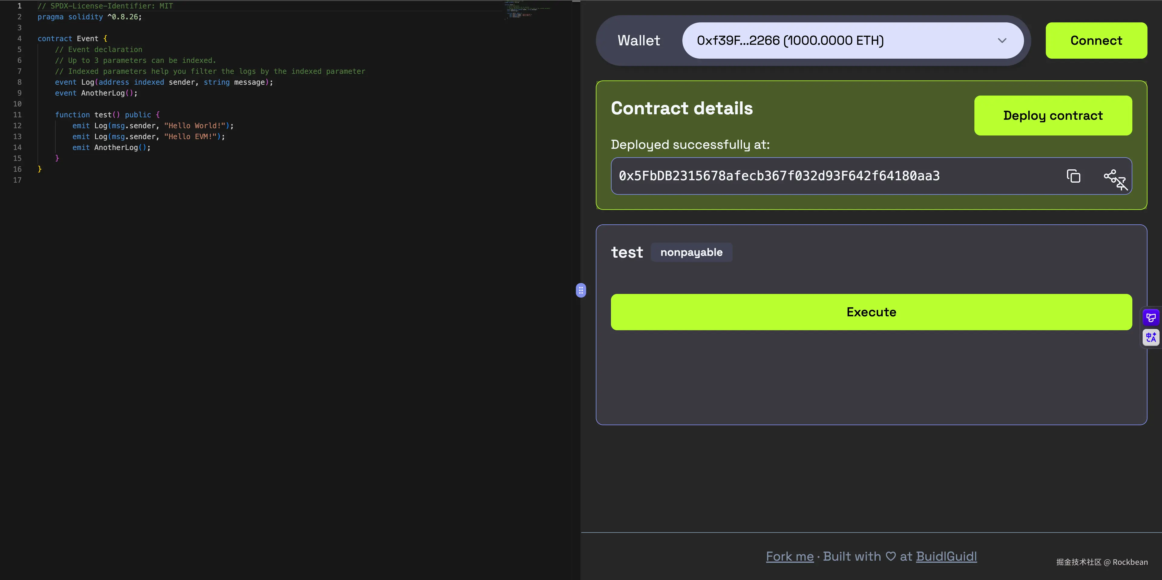 solidity-event