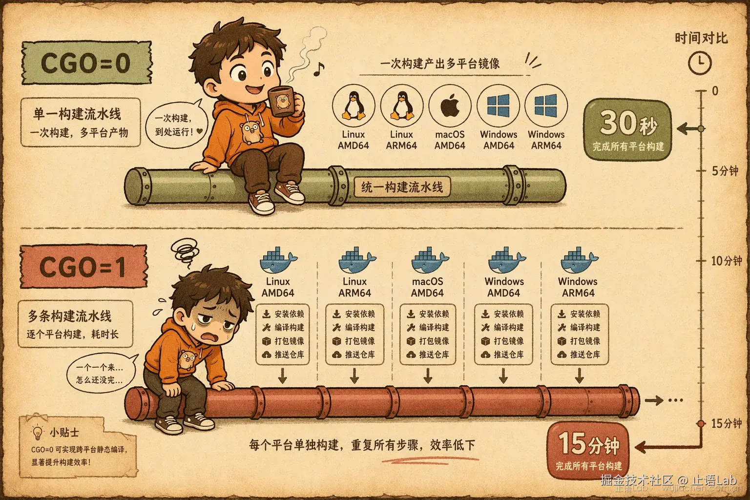 不同链接方式在 scratch/alpine/ubuntu 上的兼容性