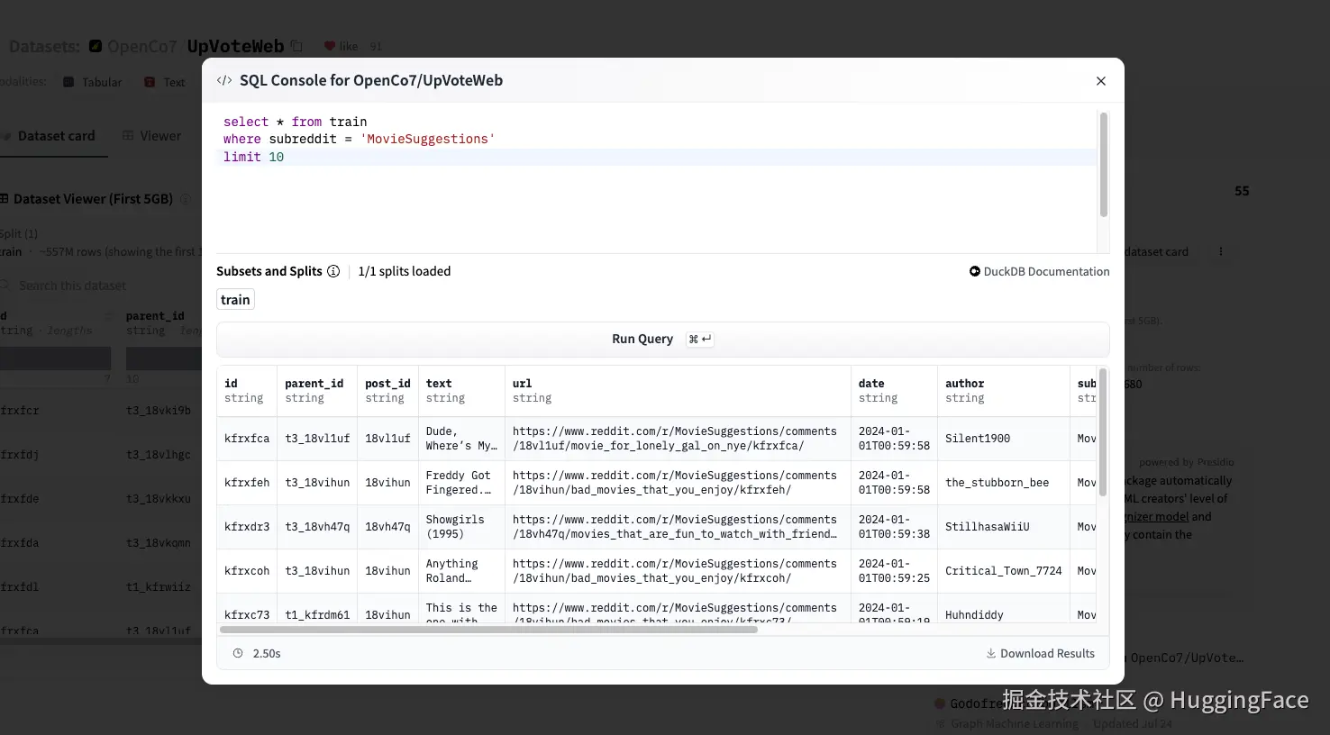 Reddit Movie Suggestions