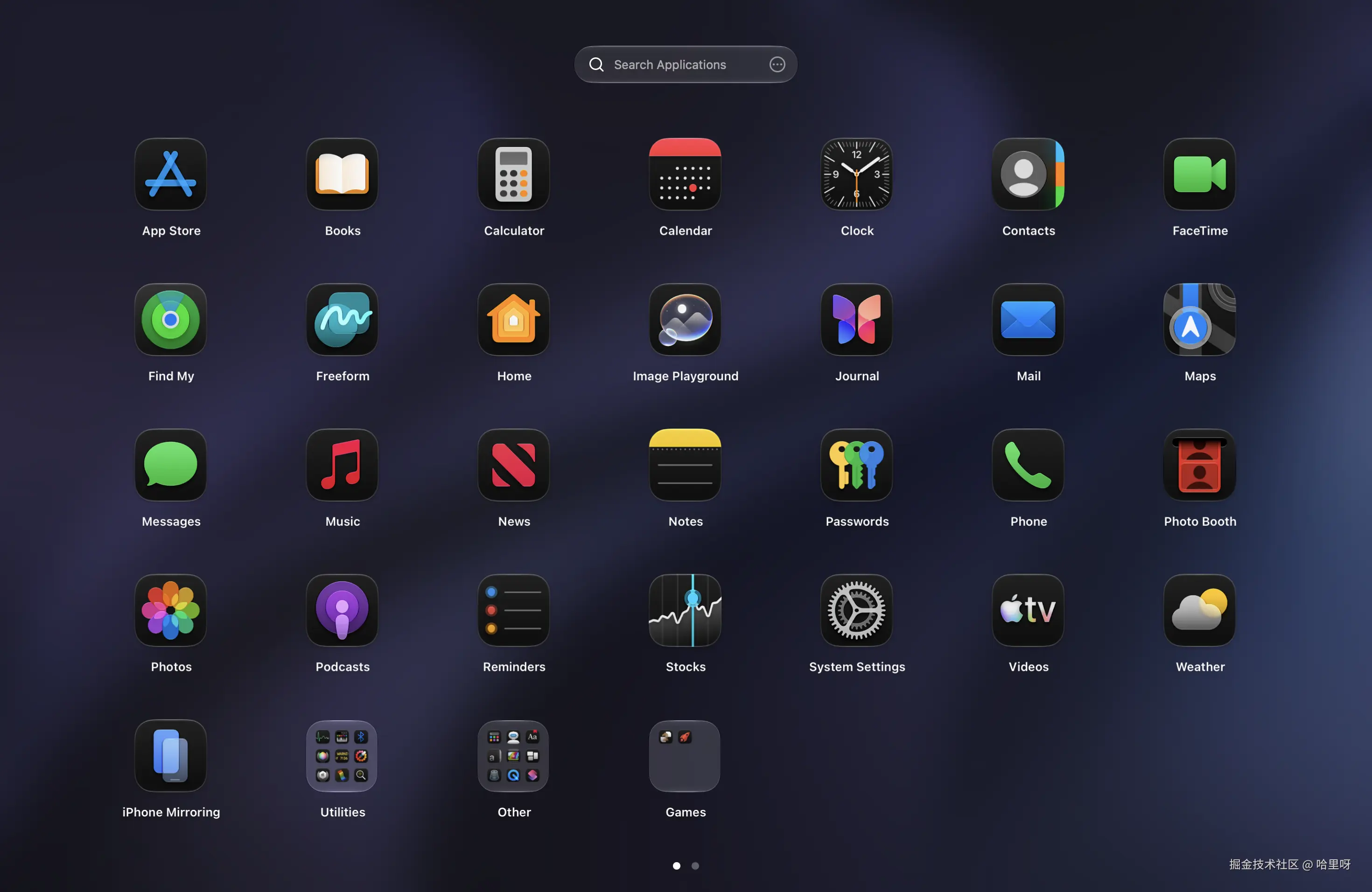 LaunchOS_main-interface_macOS27_dark.png