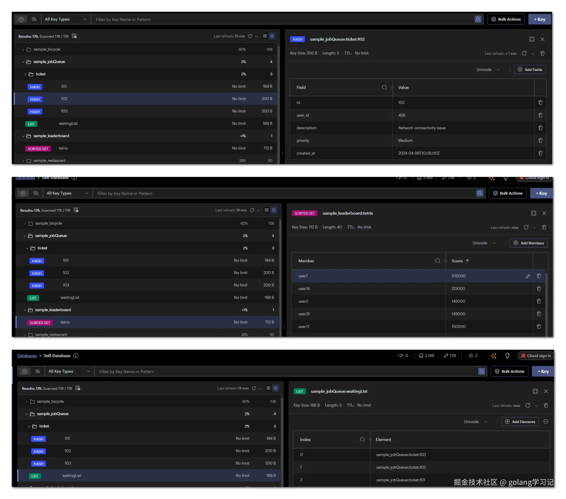 Edit Lists, Sets, Hashes