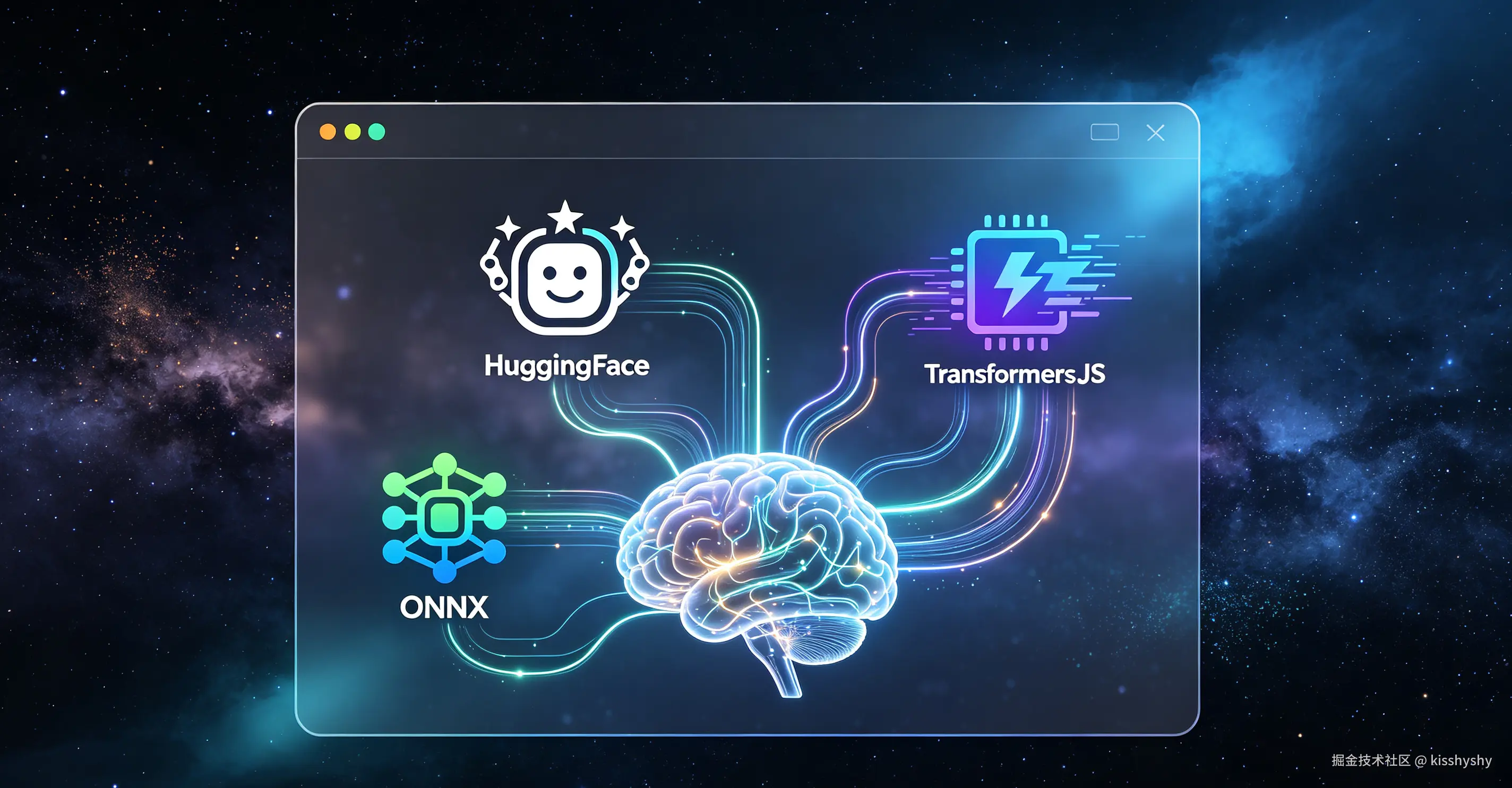 Browser-side Transformers.js ONNX Local Inference Architecture Diagram