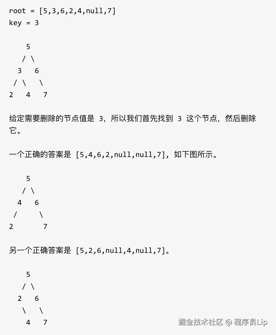450.删除二叉搜索树中的节点