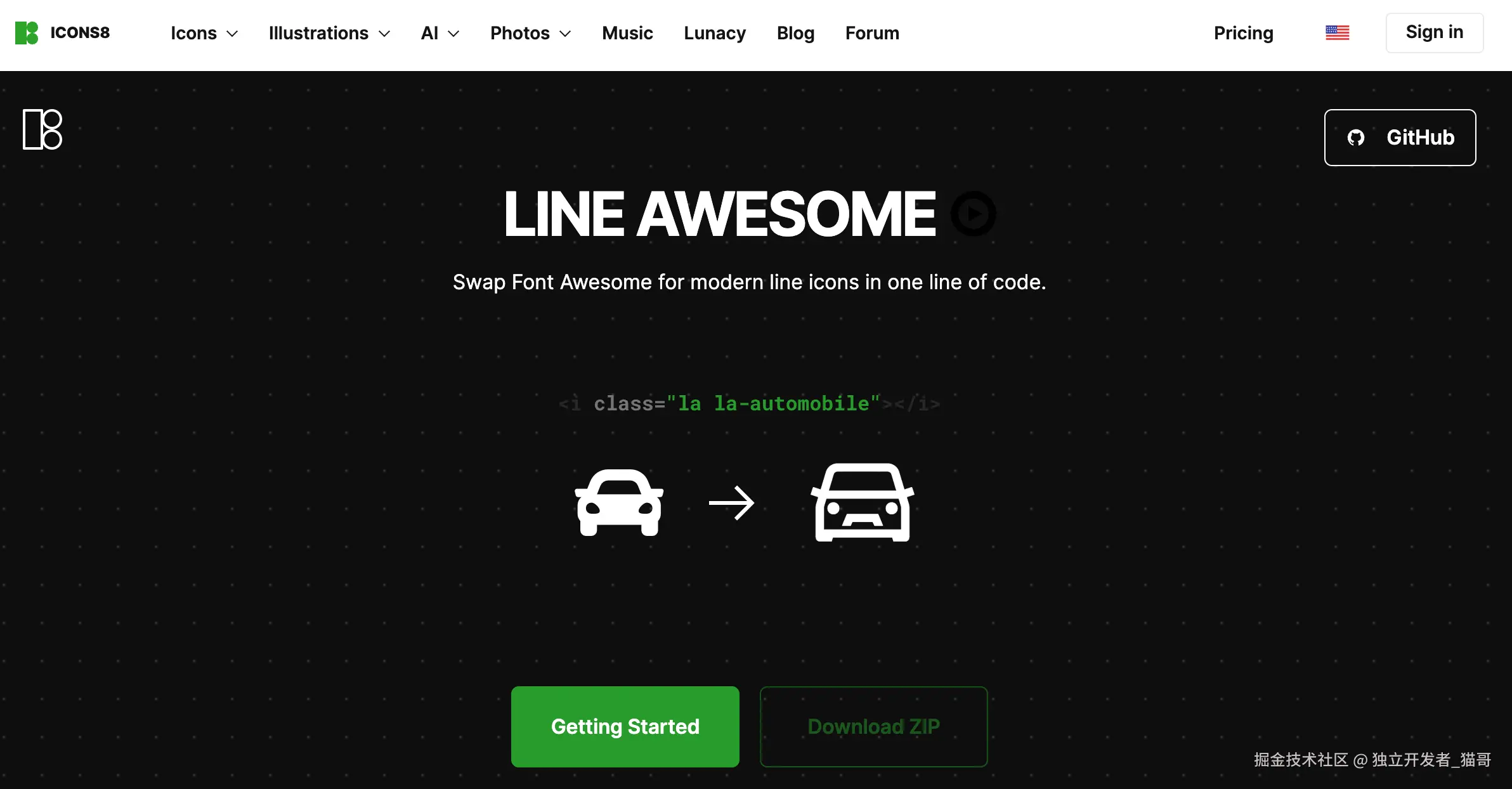 line-awesome