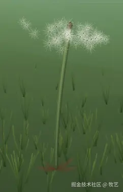 DandelionField 滑动吹风散种