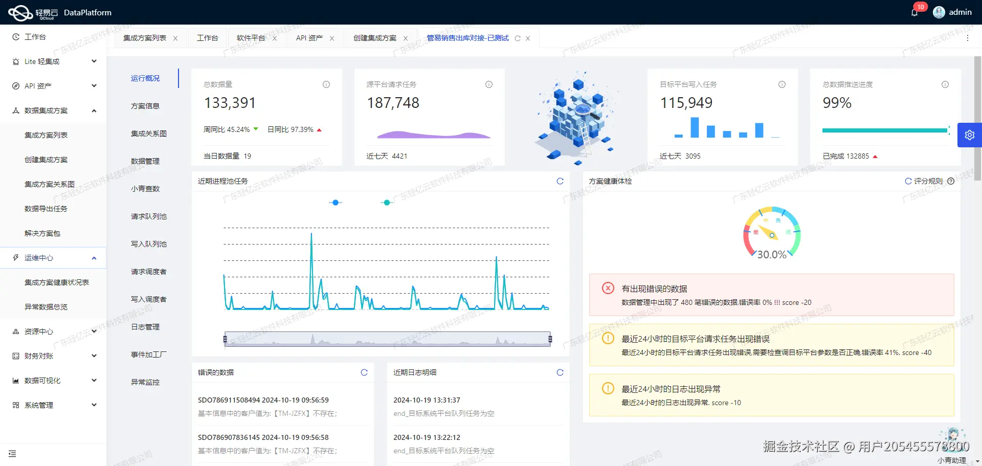 钉钉与ERP系统接口开发配置