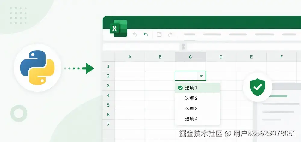 使用Python设置Excel数据验证