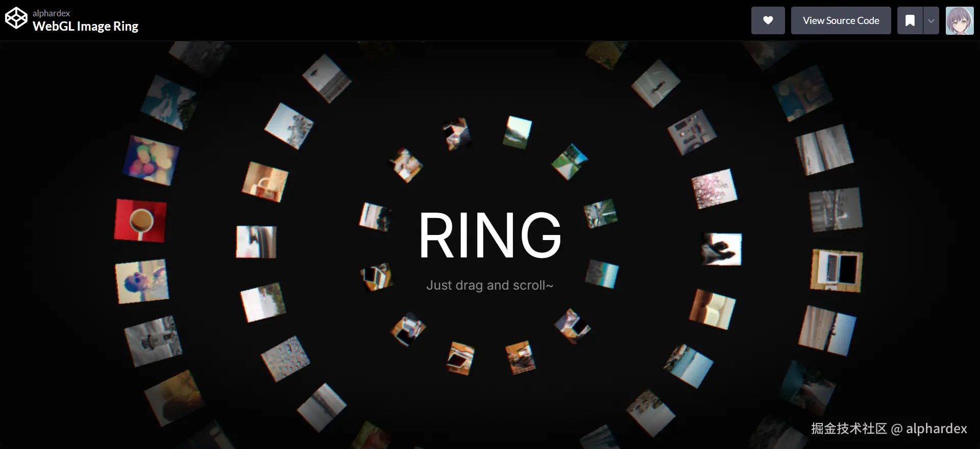 codepen-webgl-ring