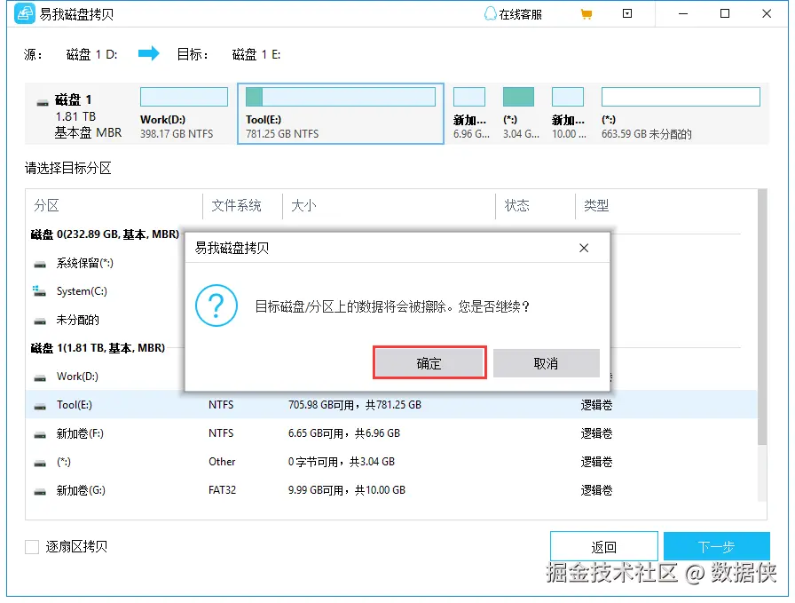 确认消息