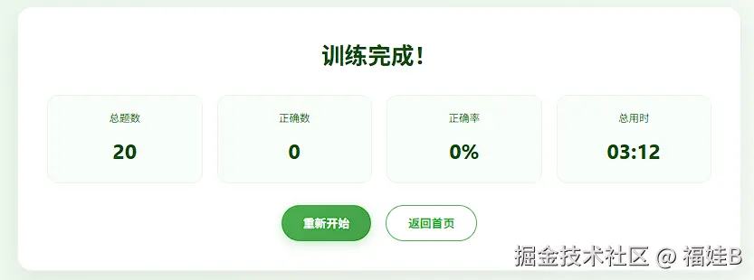 统计页面