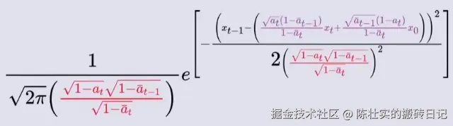 <img src="DDPM推导笔记.assets/image-20231221222858789.png" alt="image-20231221222858789" style="zoom:50%;" />