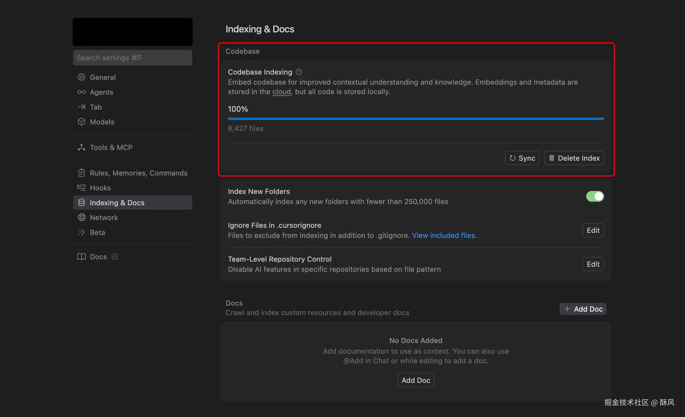 Cursor Settings