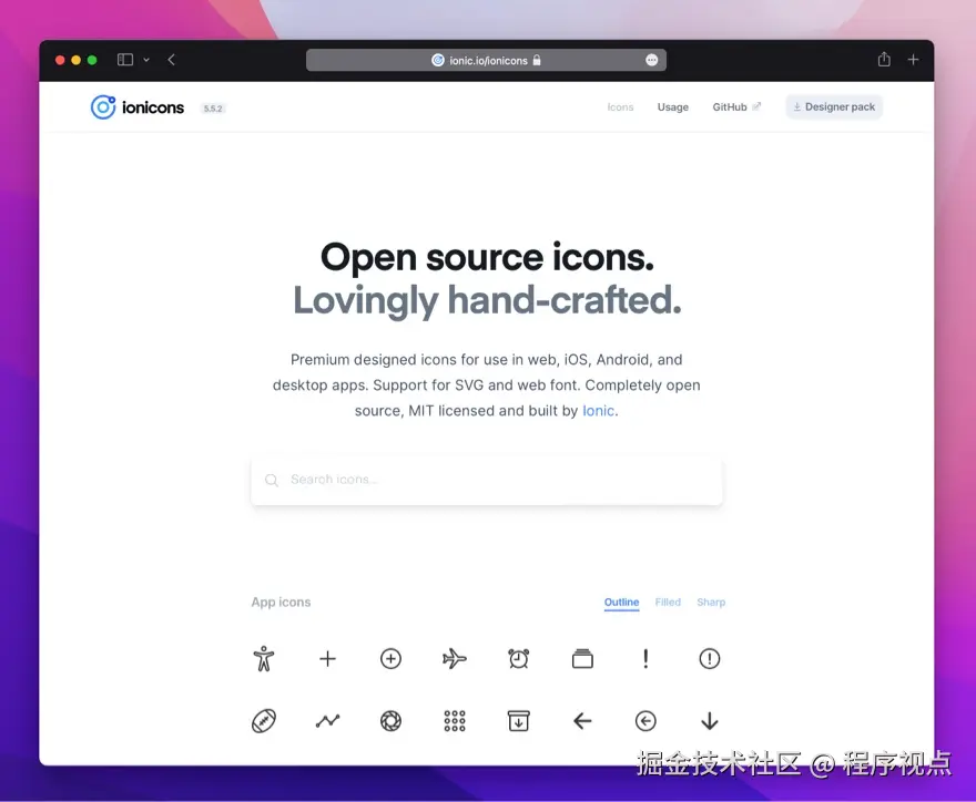 Ionicons