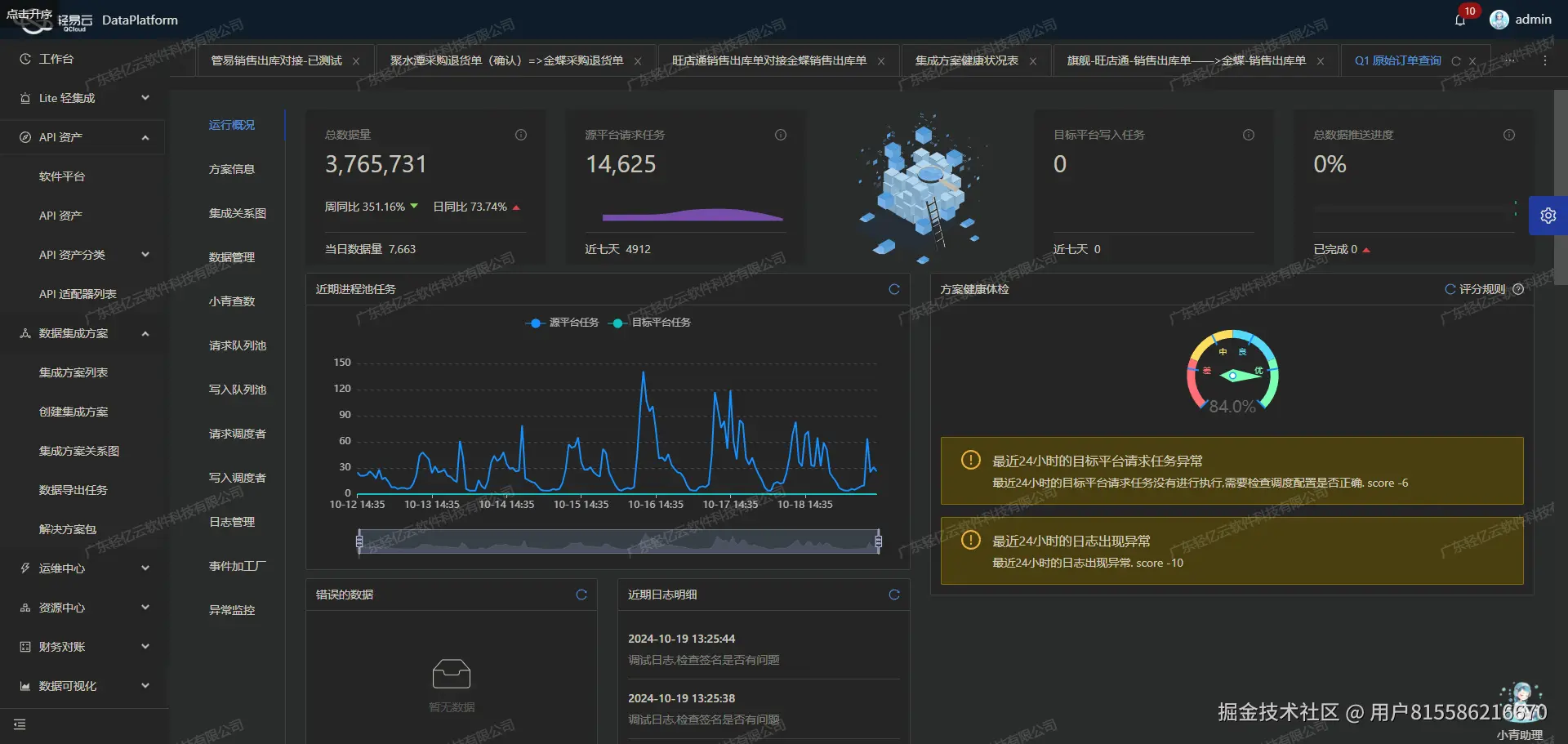 打通用友BIP数据接口