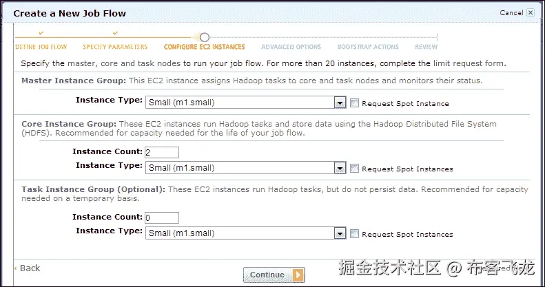 Data processing with Amazon Elastic MapReduce