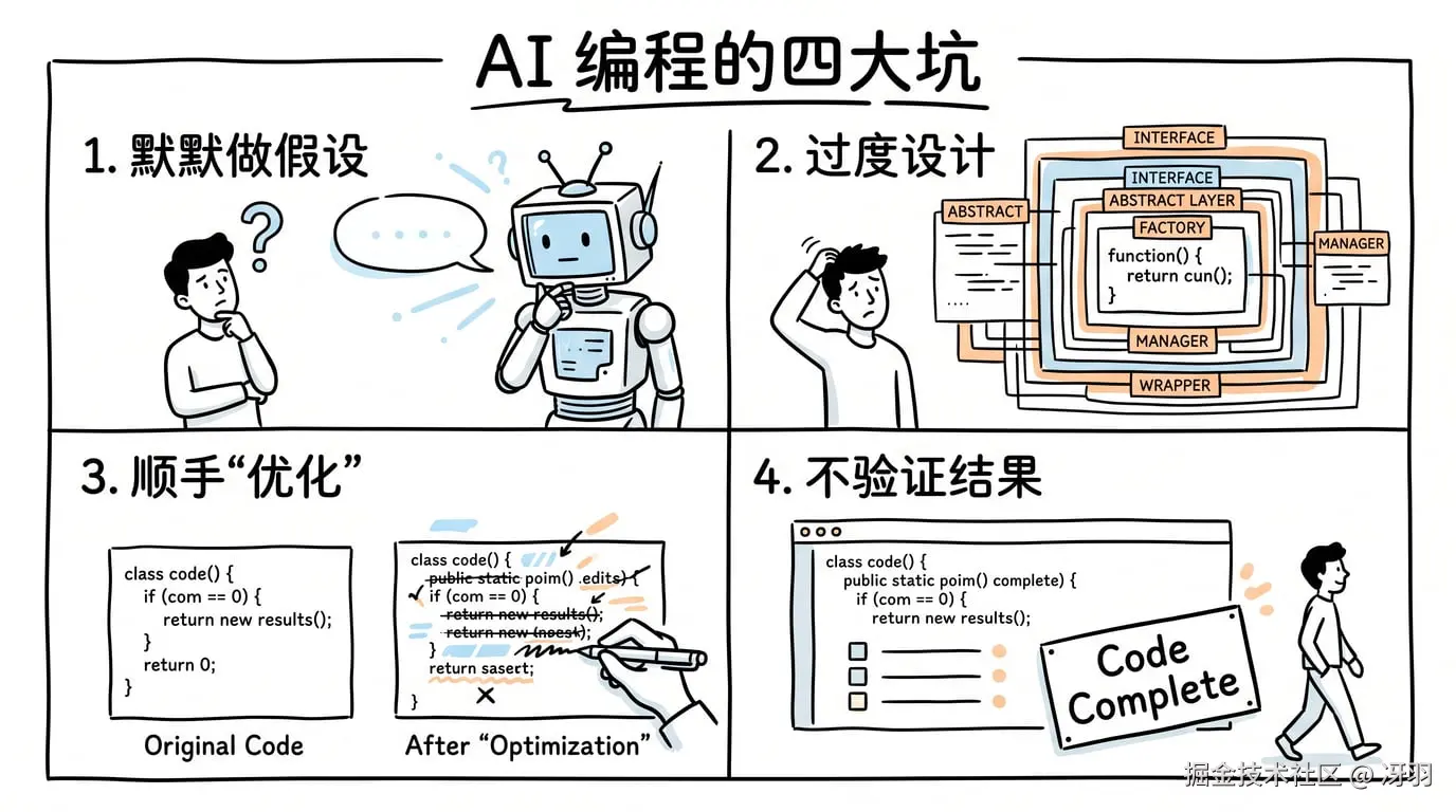 AI 编程的四大坑