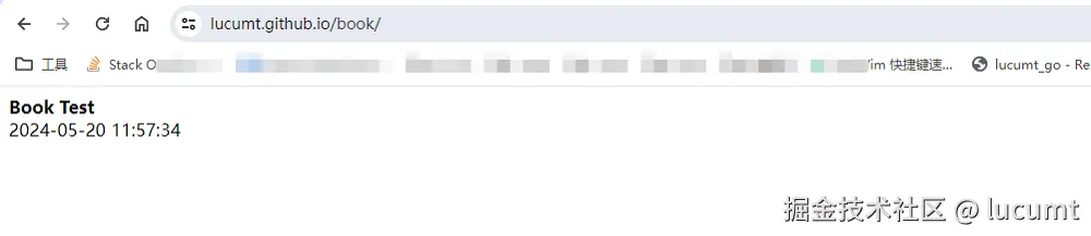 "GitHub Pages测试"