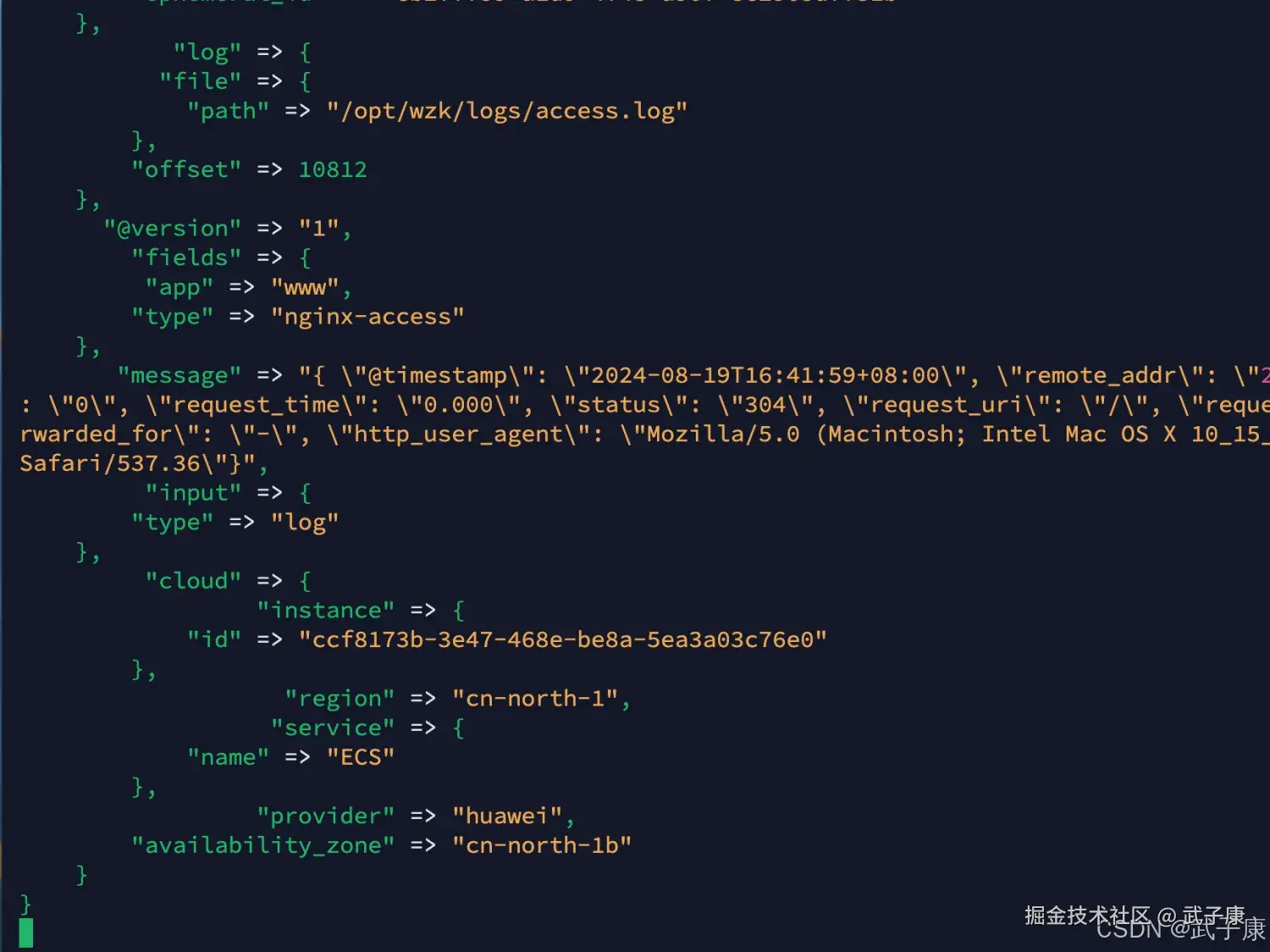 FileBeat 测试数据