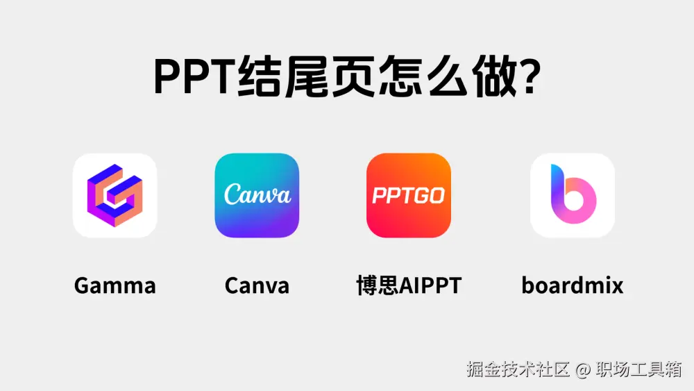 ppt结尾页怎么做