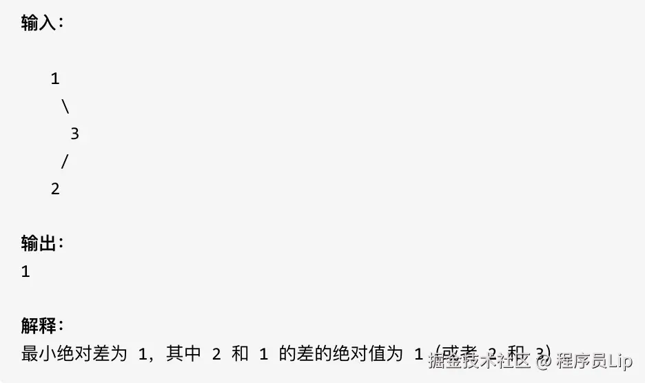 530二叉搜索树的最小绝对差