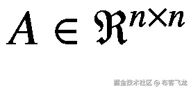 A\in {\mathfrak{R}}^{n\times n}