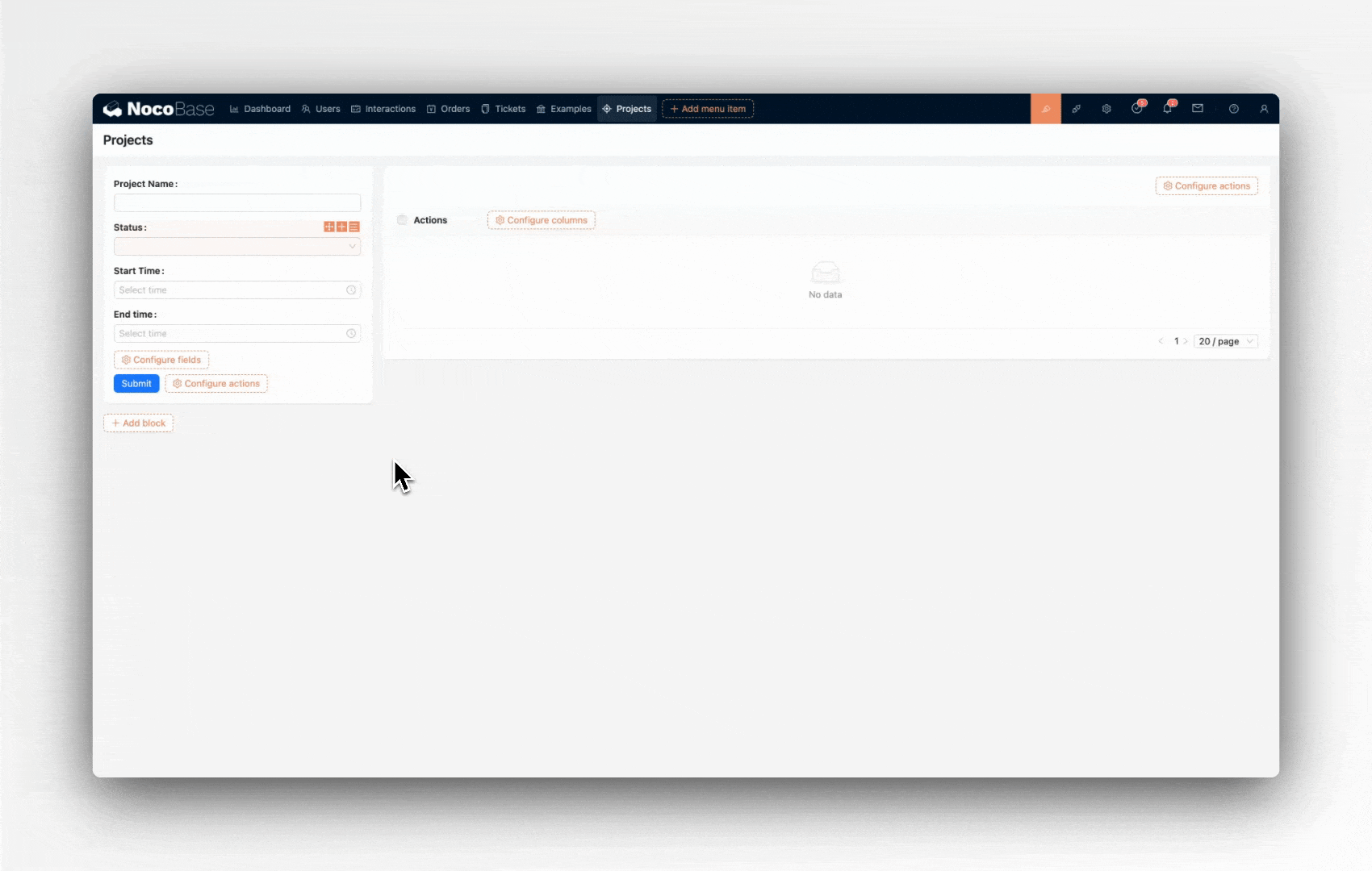 On the UI, add a block to display this relation.gif