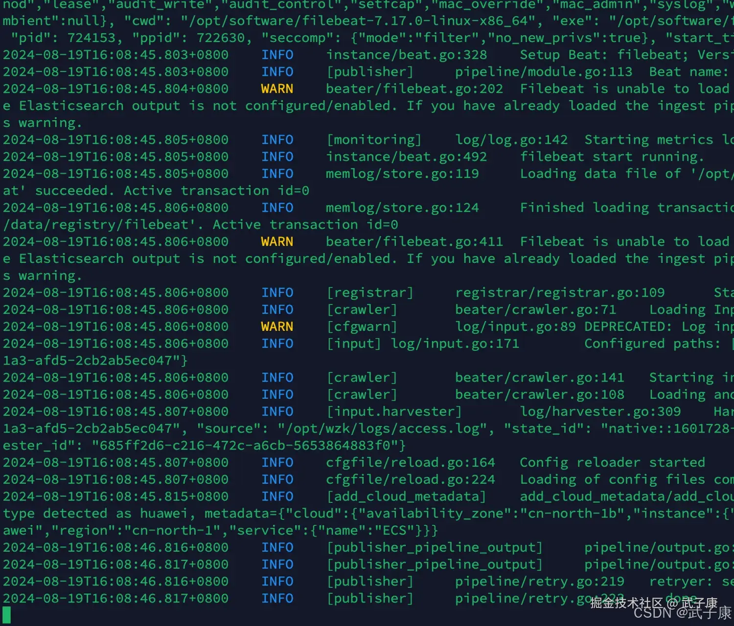 FileBeat 日志文件