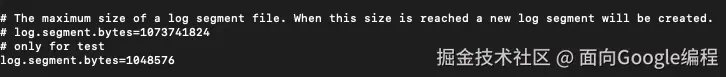 segmentsize