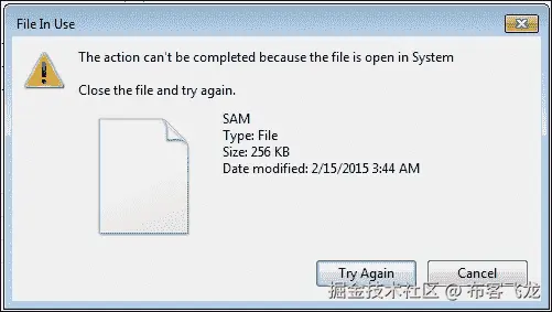 从实时系统中提取注册表文件