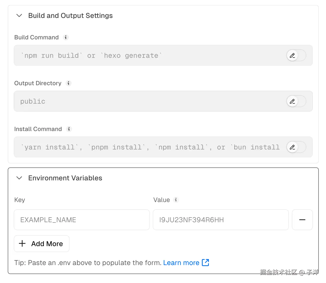 命令和环境变量设置