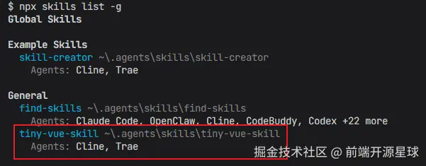 查看全局skills.png